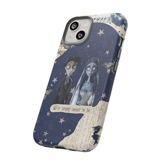 Corpse Bride Design Phone Case, Gothic Skull Cover