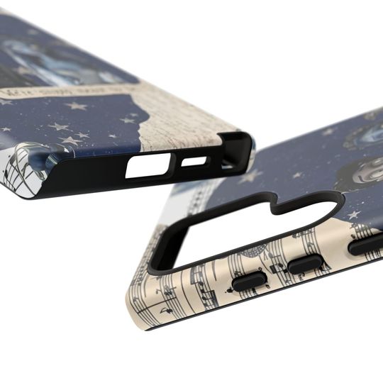 Corpse Bride Design Phone Case, Gothic Skull Cover