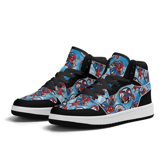 Character blue spiderman High-Top Sneakers