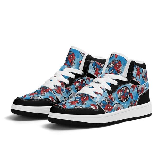 Character blue spiderman High-Top Sneakers