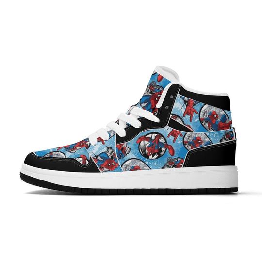 Character blue spiderman High-Top Sneakers