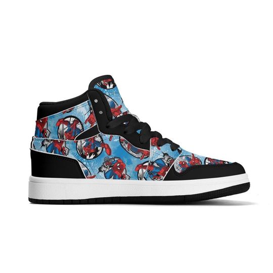 Character blue spiderman High-Top Sneakers