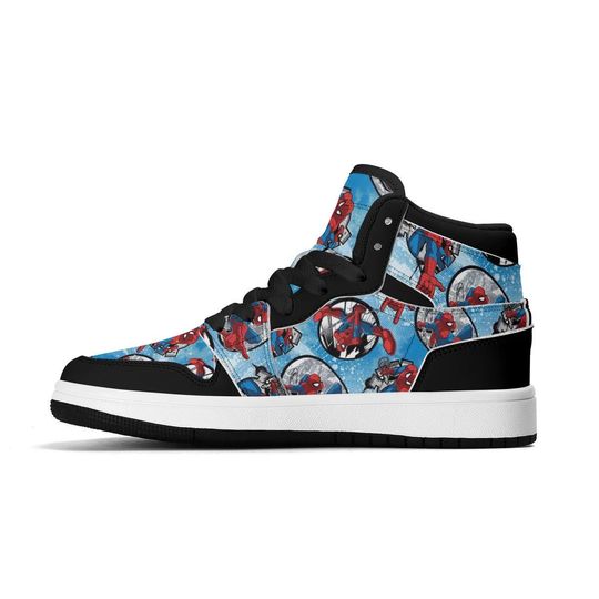 Character blue spiderman High-Top Sneakers