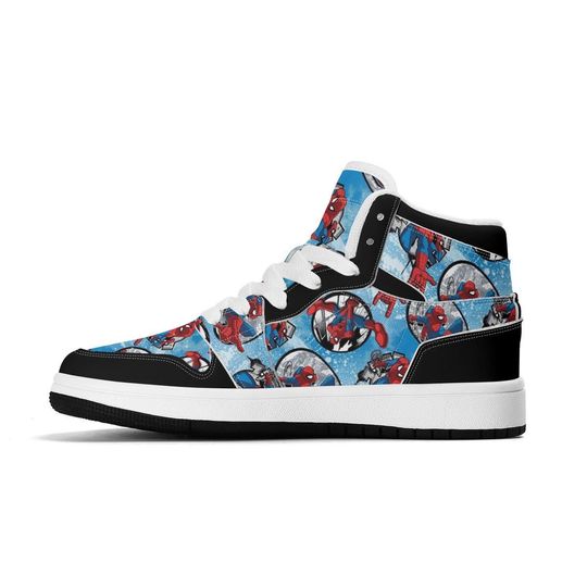 Character blue spiderman High-Top Sneakers