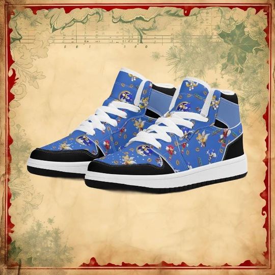 Character Sonic Children High-Top Sneakers