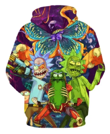 Rick And Rickandmorty Pullover Hoodie