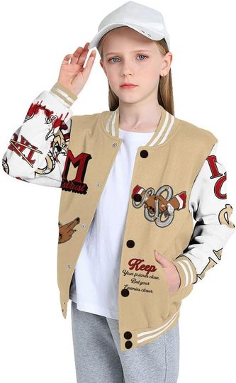 Dunkare Dunk Low Strawberry Waffle Baseball Jacket - Allen Answer Skeleton All Over Print Letterman Jackets