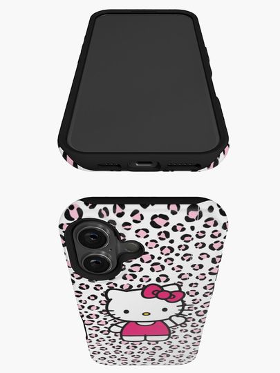 hello kitty leopard iPhone Case