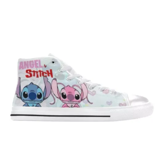 Stitch and Angel High Top Sneaker