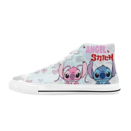 Stitch and Angel High Top Sneaker