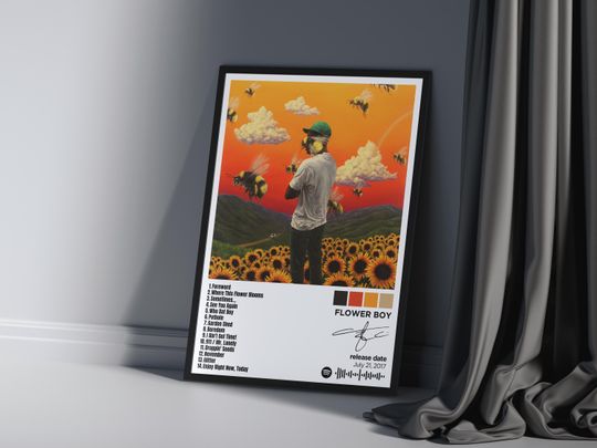 Tyler, the Creator Flower Boy Album Poster