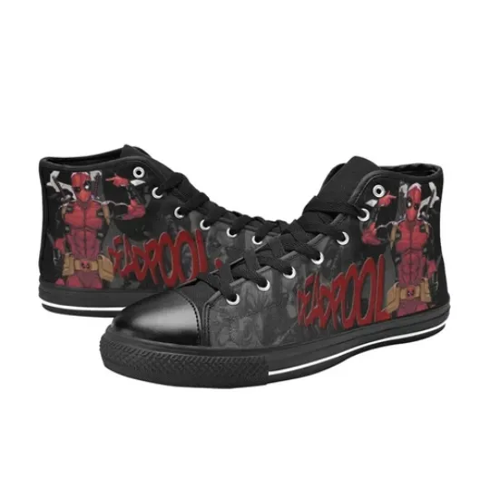 Deadpool 1 High Top Sneaker , Shoes Athletic