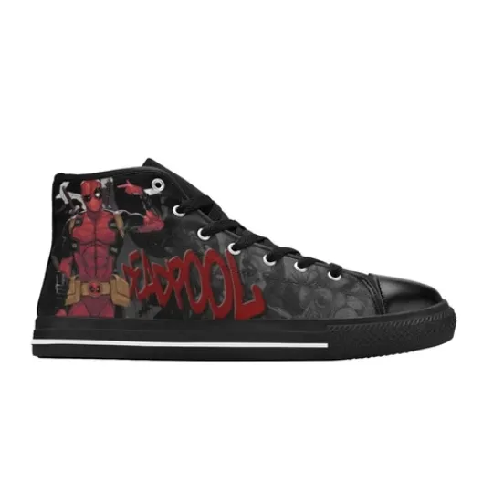 Deadpool 1 High Top Sneaker , Shoes Athletic