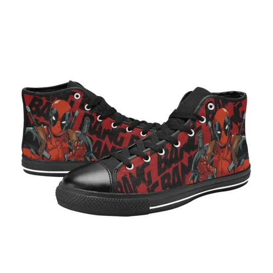 Deadpool 2 High Top Sneaker , Shoes Athletic