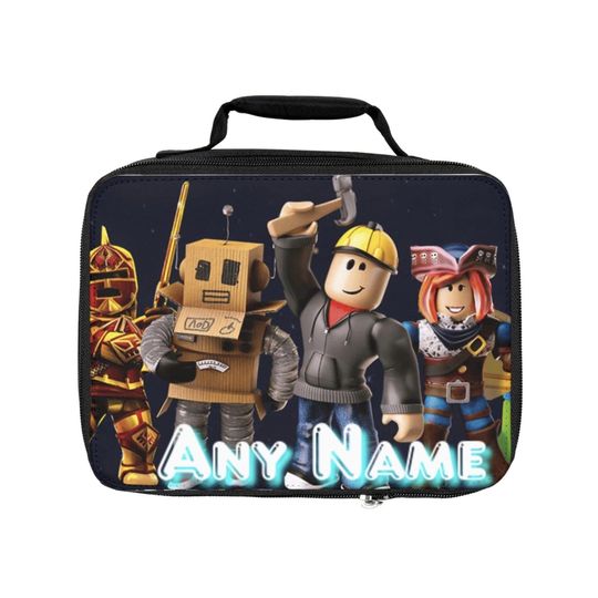 Roblox personalised cooler lunch bag