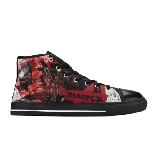 Deadpool 3 High Top Sneaker , Shoes Athletic