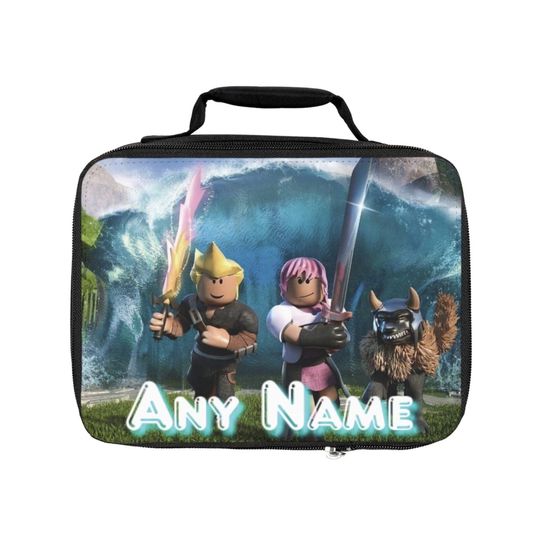 Roblox personalised cooler lunch bag