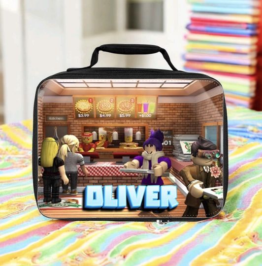 Roblox personalised cooler lunch bag