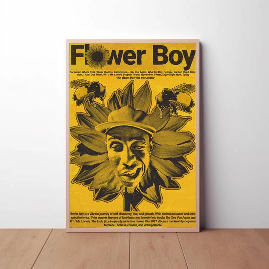 Tyler, the Creator poster, Flower Boy poster