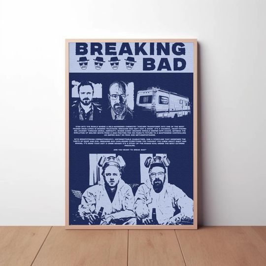 Breaking Bad poster/print, movie poster