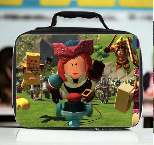 Roblox cooler lunch bags, school bag