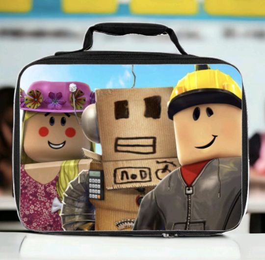 Roblox cooler lunch bags, school bag
