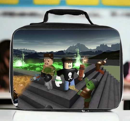 Roblox cooler lunch bags, school bag