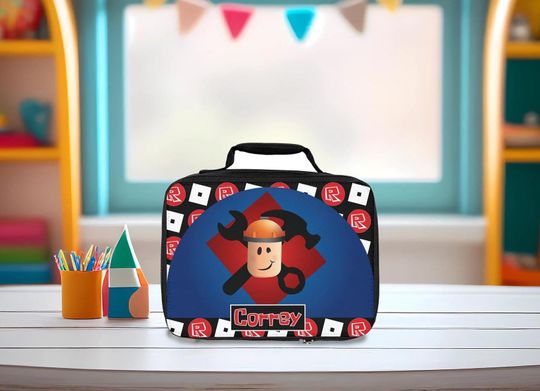 Personalized Roblox Gamer Lunch Box