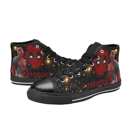 Deadpool 6 High Top Sneaker , Shoes Athletic