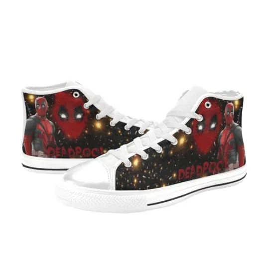 Deadpool 6 High Top Sneaker , Shoes Athletic