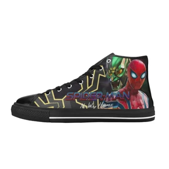 Spider-Man Men's Custom Sneakers High Top Canvas Casual