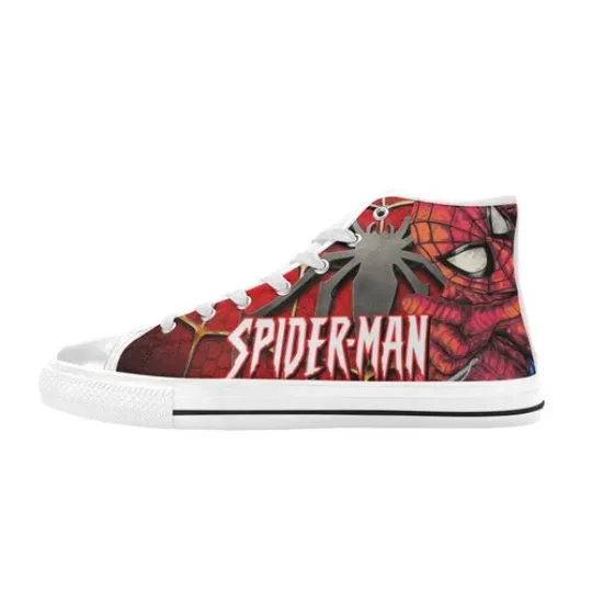 Spider-Man High Top Sneaker , Shoes Athletic