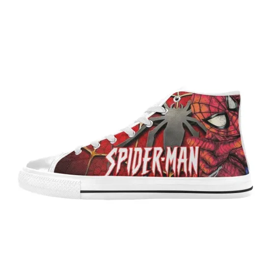 Spider-Man High Top Sneaker , Shoes Athletic