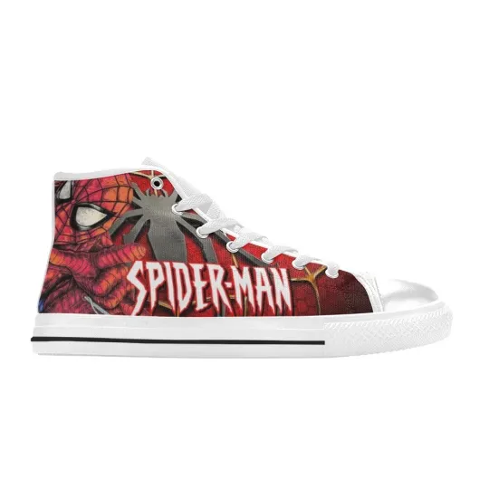 Spider-Man High Top Sneaker , Shoes Athletic
