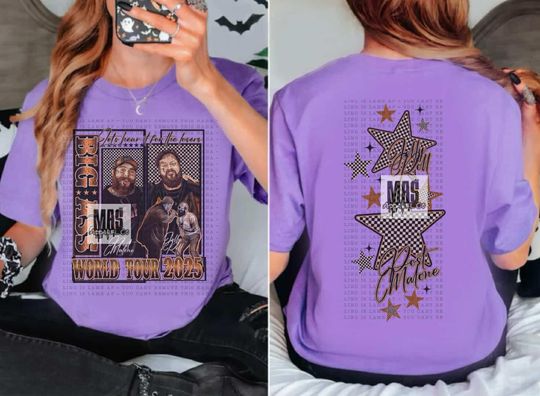 Jelly Roll Post Malone Tour shirt