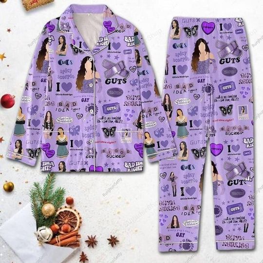 Olivia Rodrigo Pajamas Set, Family Pajamas Set