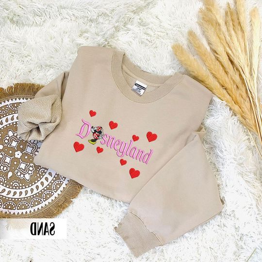 Custom Embroidered Couple Sweatshirt, Valentine's Day Gift