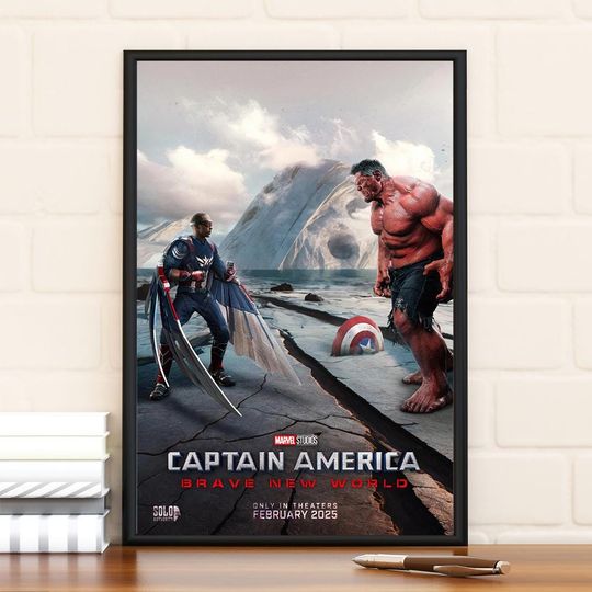 Captain America Brave New World 2025 Movie Poster