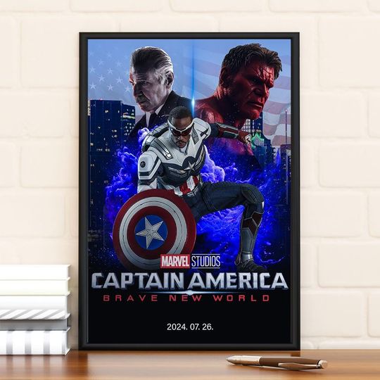 Captain America Brave New World 2025 Movie Poster