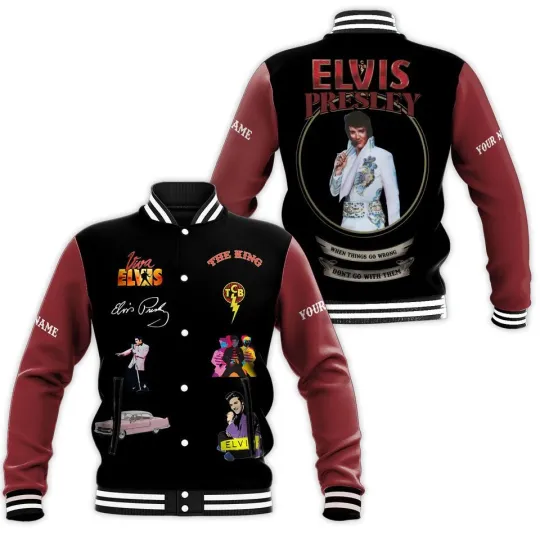 Elvis Presley Baseball Jacket, Elvis Presley Tour 2024 Jacket