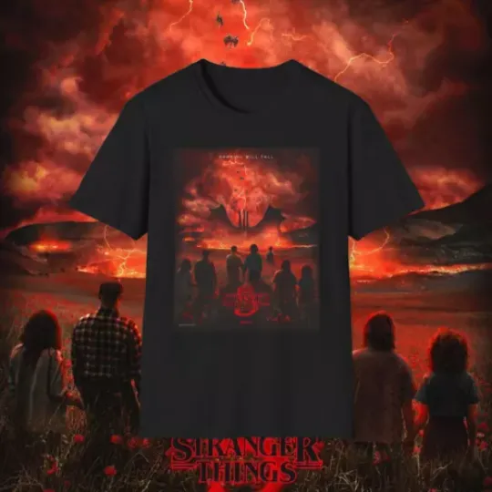 Stranger Things 5 Hawskin Will Fall Unisex T-Shirt