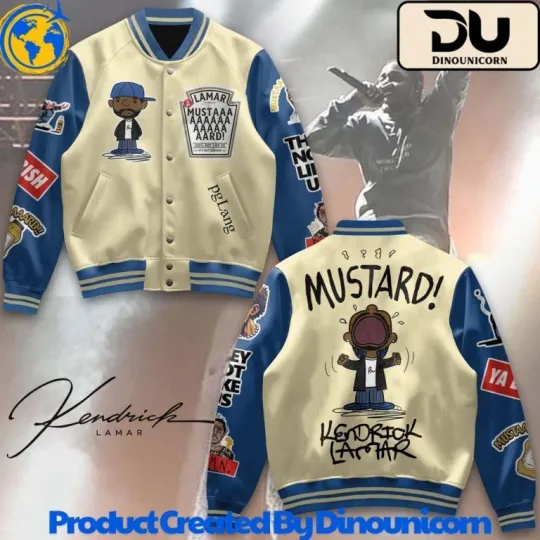 Kendrick Lamar Mustard Baseball Jacket