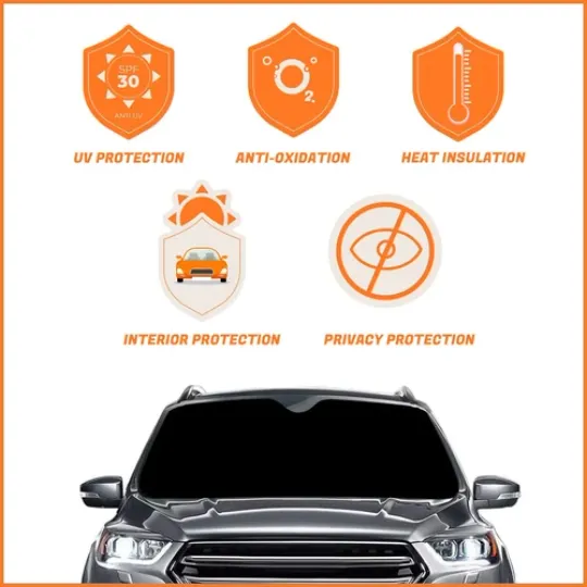 Narutoo Evolution Anime Auto Sun Shade Car Sunshade Vehicle Sunshade