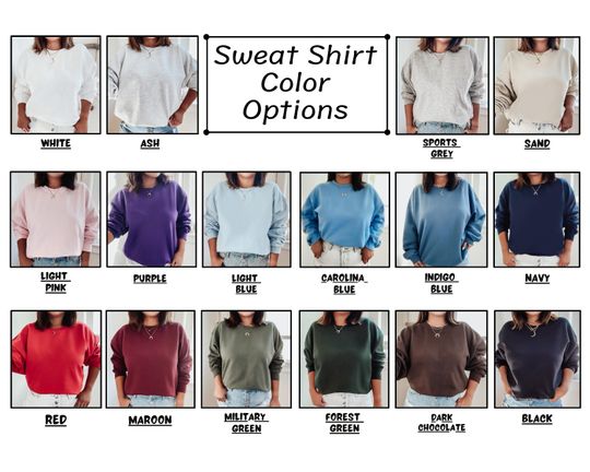 Custom Embroidered Valentine Sweatshirt with Personalized Candy Hearts