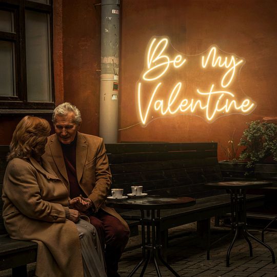 Be My Valentine Neon Sign Valentine decor Gift for her Valentine Gift