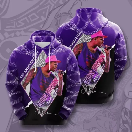 3d Hoodie Chris Brown hoodie 3d