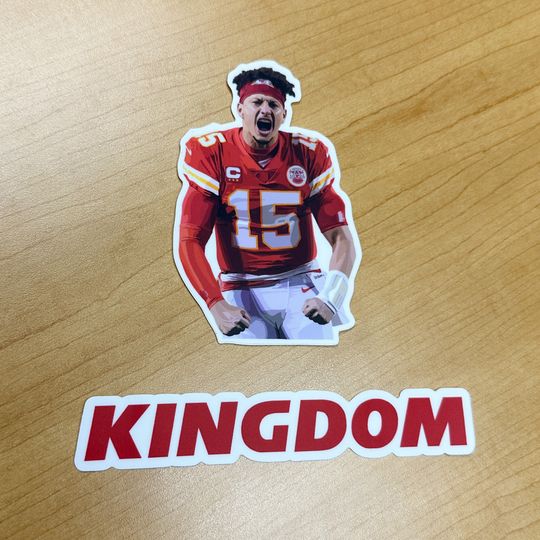 Patrick Mahomes Kansas City Chiefs Sticker