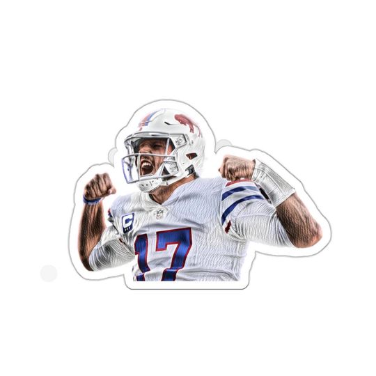 Josh Allen Buffalo Bills Sticker Laptop Sticker