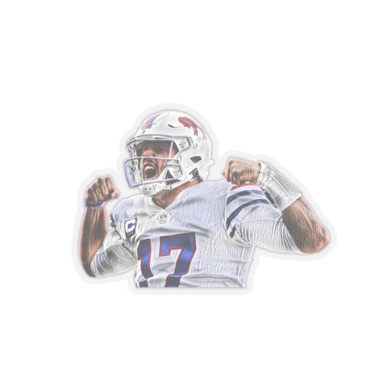 Josh Allen Buffalo Bills Sticker Laptop Sticker