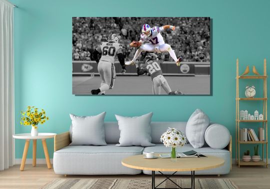 Josh Allen Buffalo Bills Poster,Great Gift for Man